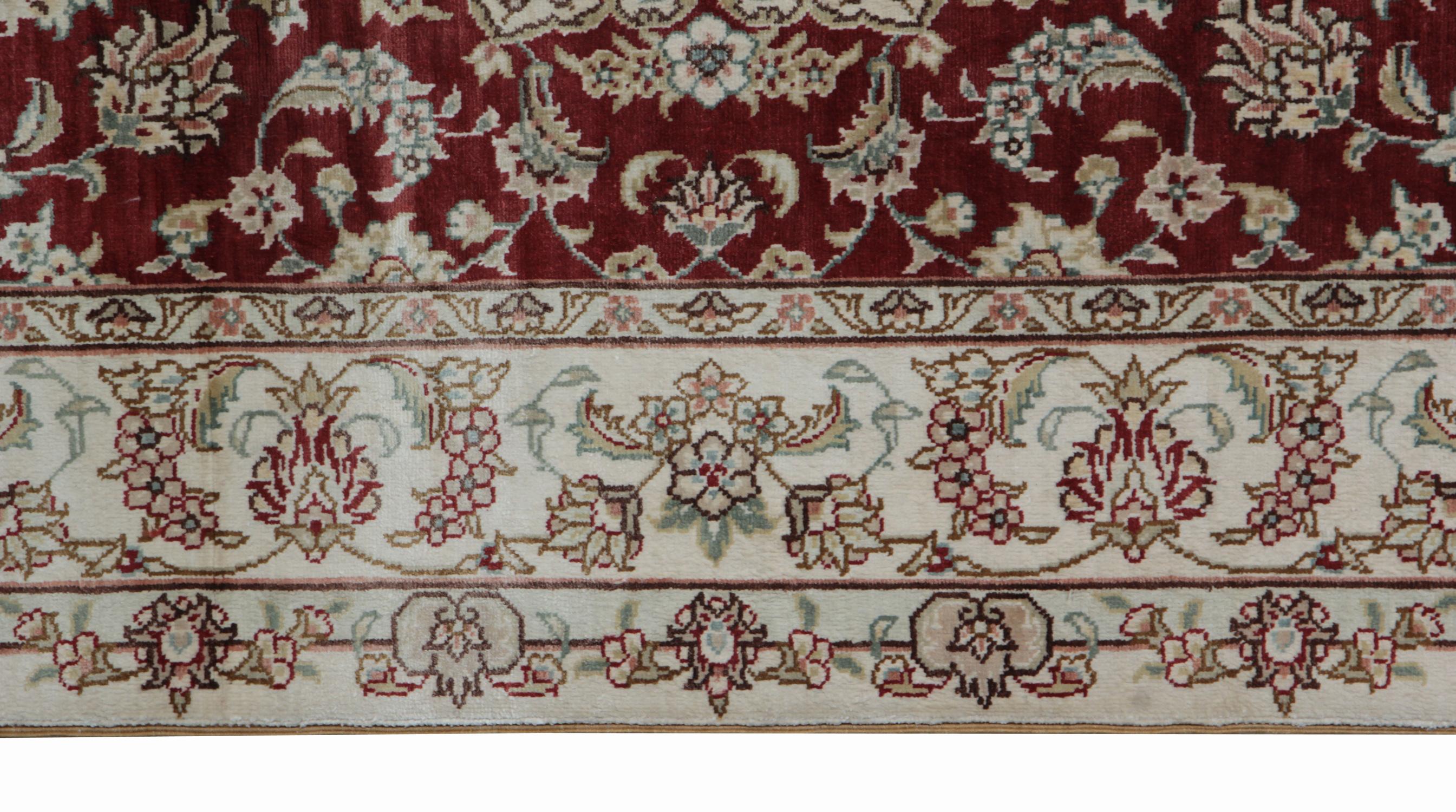 Agra High Quality Floor Rug Carpet Runner Red Runner Rugs, Chinese Herekeh Style Rug