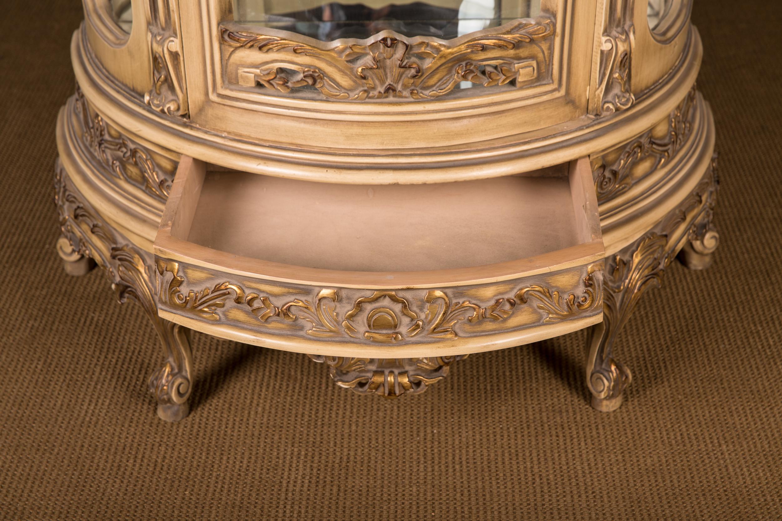 High Quality French Vitrine in the Louis Quinze Style 3