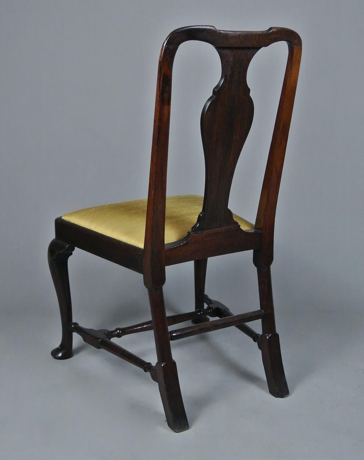 High Quality George II Mahogany Side Chair c. 1740 In Good Condition For Sale In Heathfield, GB