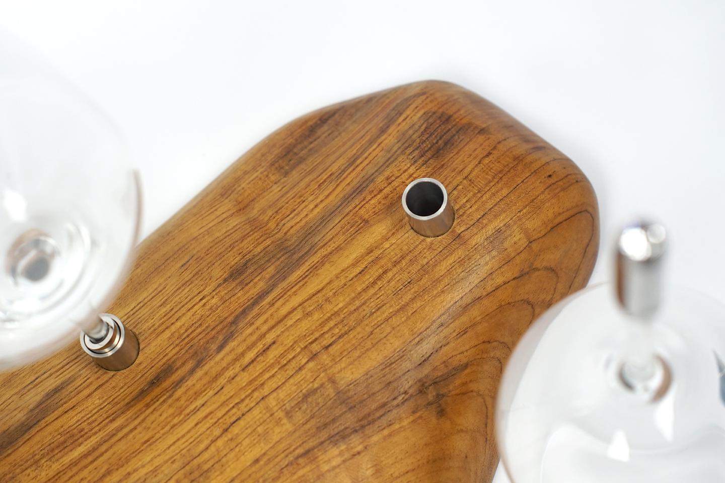 Gläser von hoher Qualität auf Sonokiling-Holz (21. Jahrhundert und zeitgenössisch) im Angebot