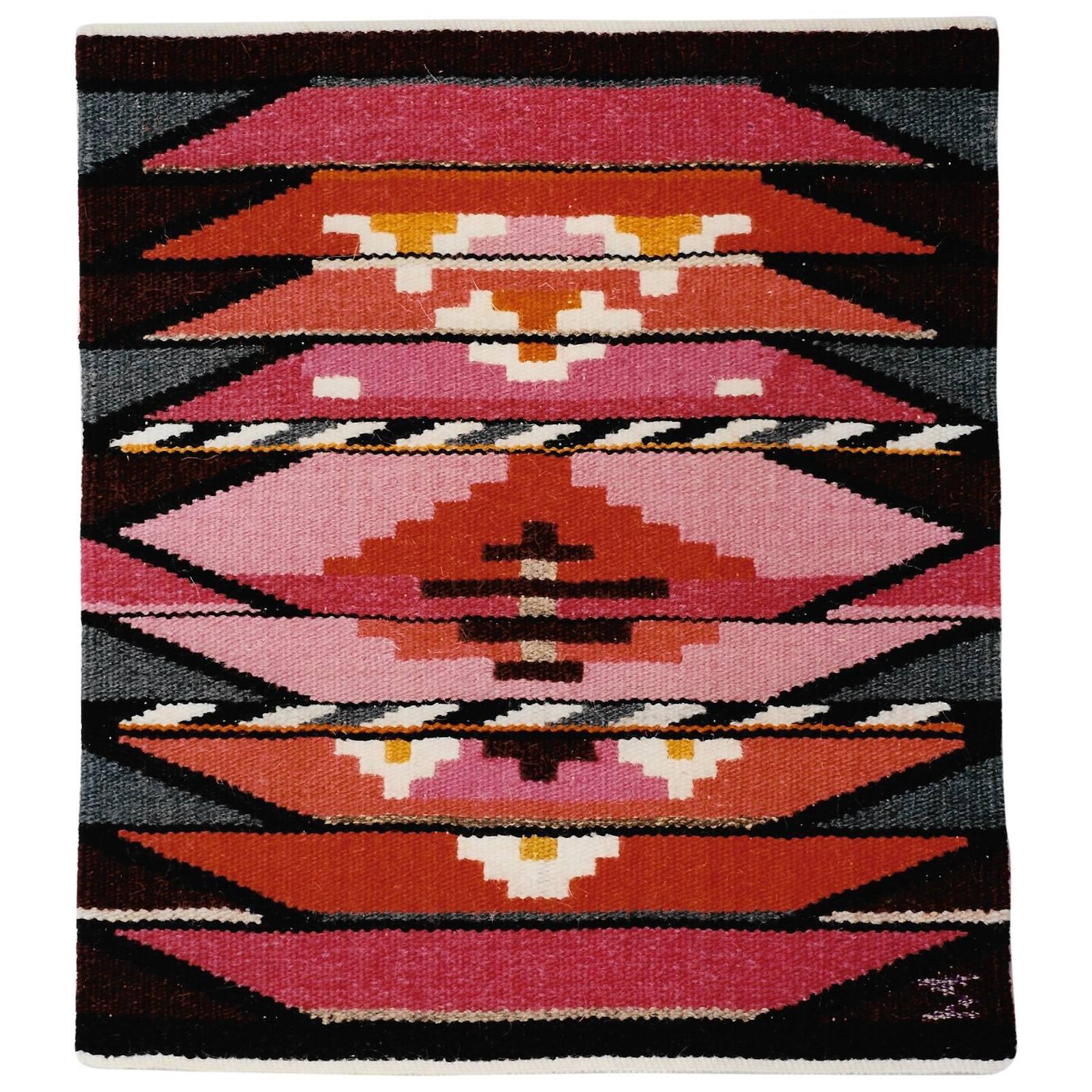 High Quality Handwoven Danish Tapestry from the 1980s For Sale