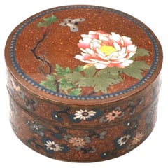 Cloisonnette japonaise de haute qualité en émail Goldstone Kogo Meiji