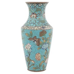 High Quality Japanese Meiji Cloisonne Enamel Vase