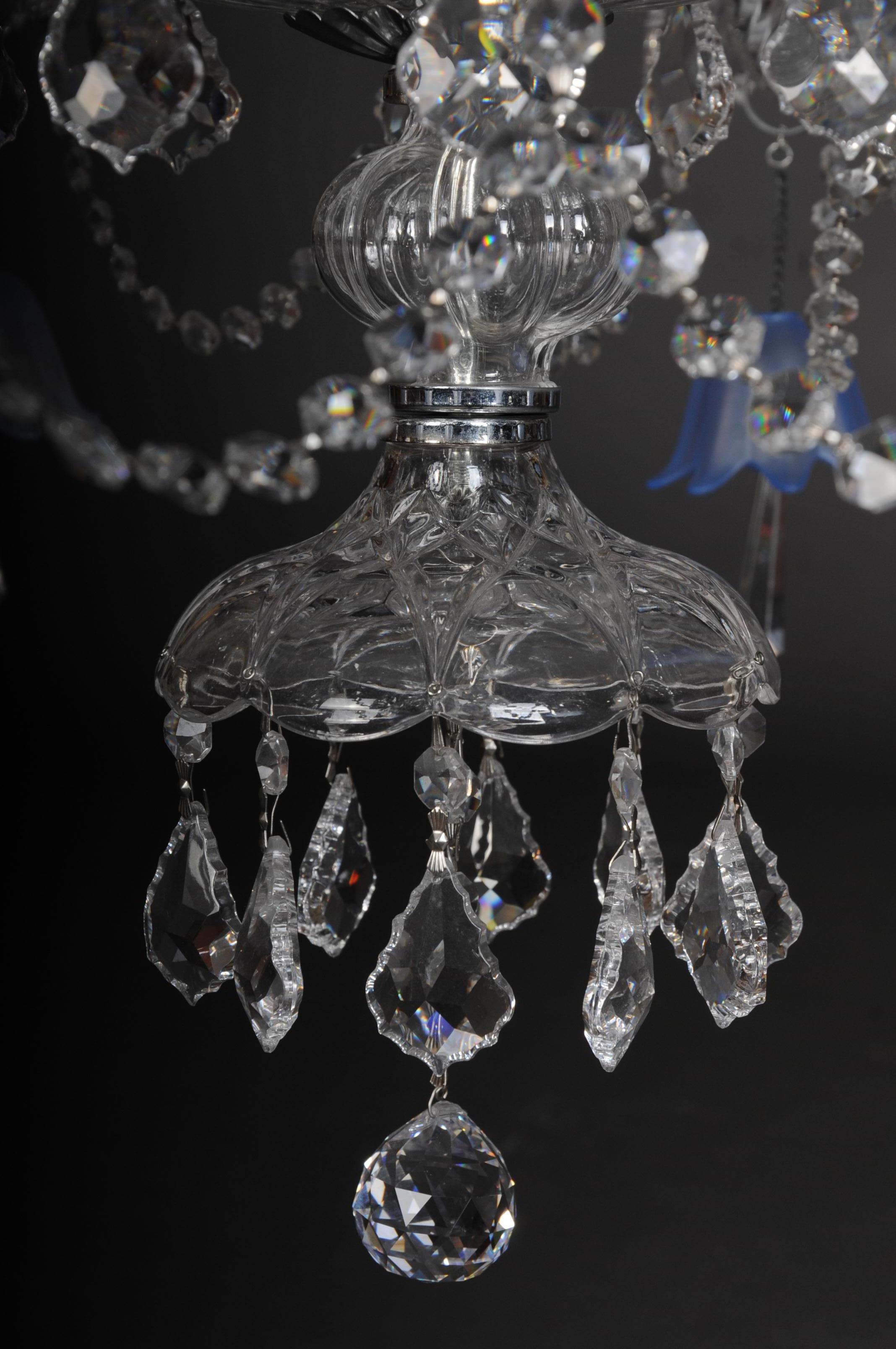 High Quality Large Crystal Chandelier, Probably Murano For Sale 5