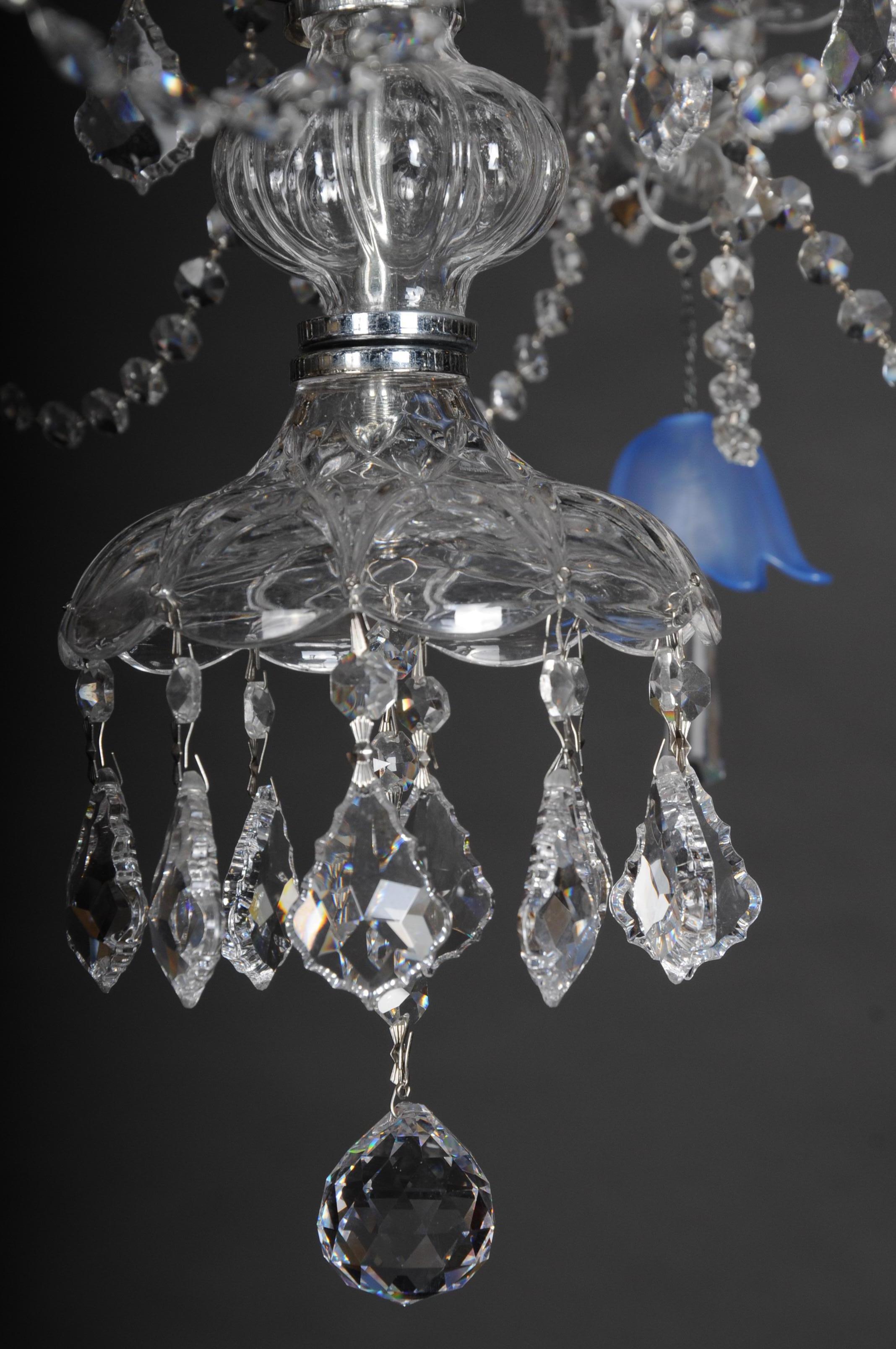 High Quality Large Crystal Chandelier, Probably Murano For Sale 9