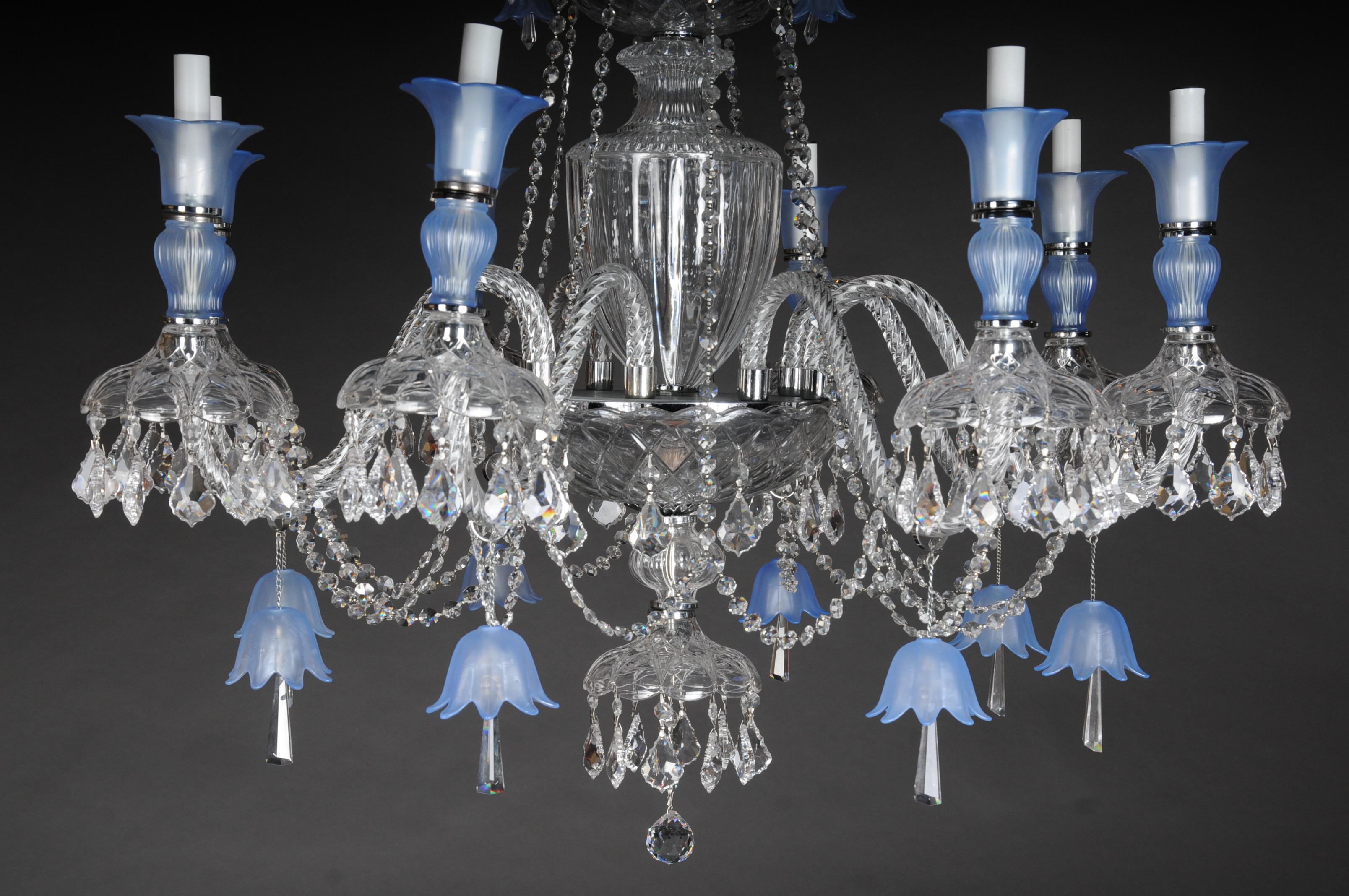 High Quality Large Crystal Chandelier, Probably Murano For Sale 11