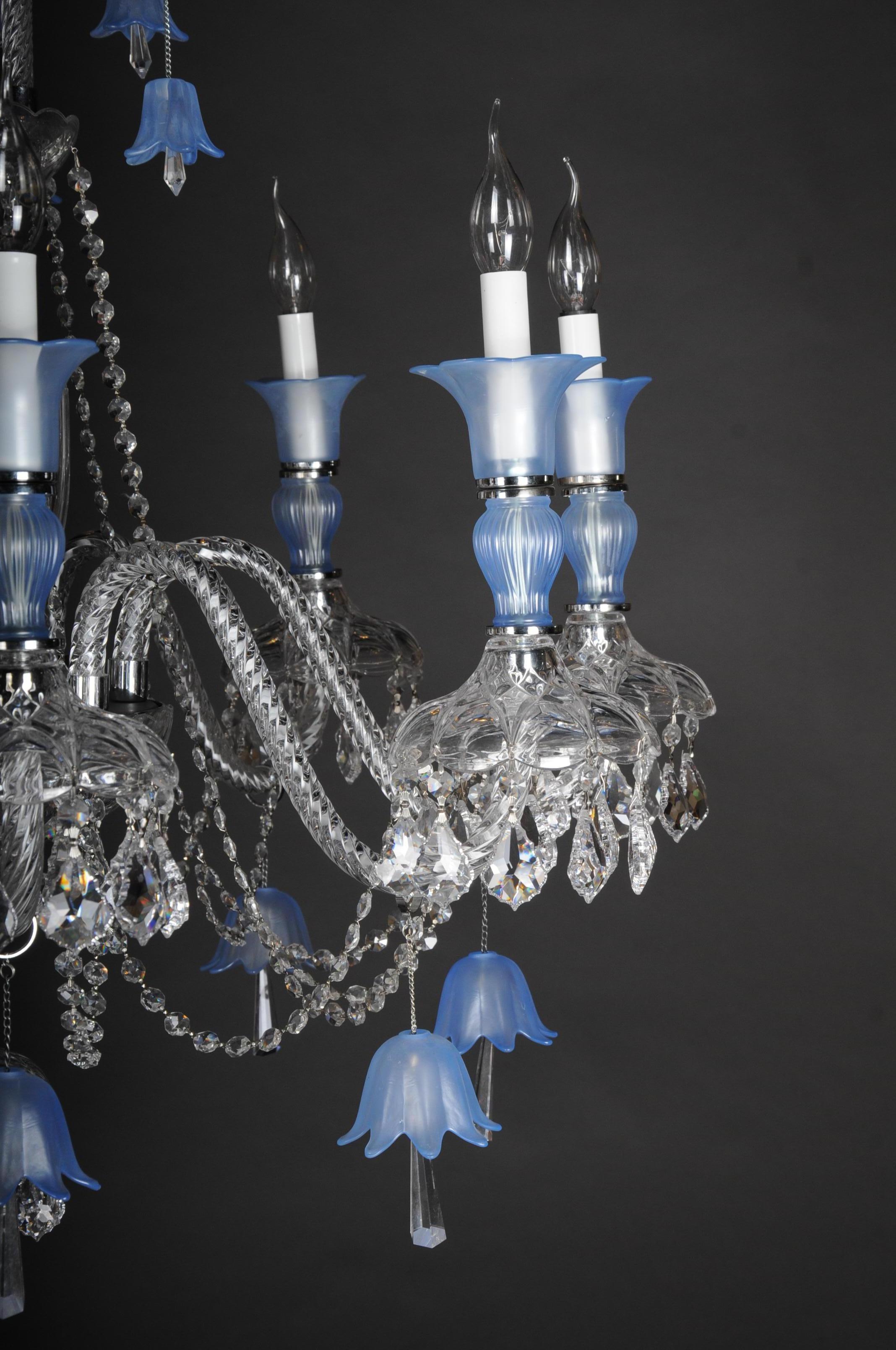 High Quality Large Crystal Chandelier, Probably Murano For Sale 12