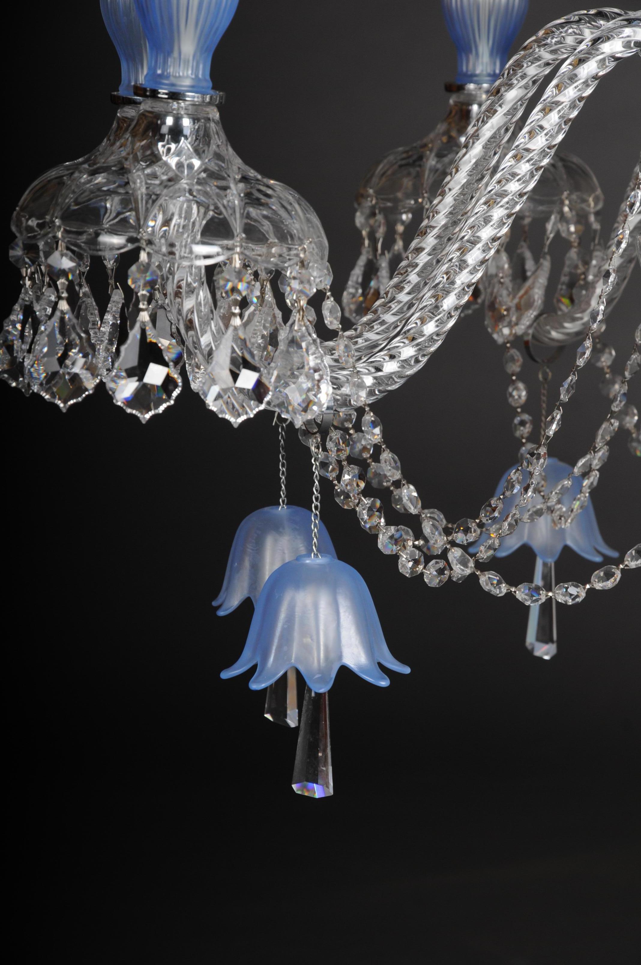 Contemporary High Quality Large Crystal Chandelier, Probably Murano For Sale