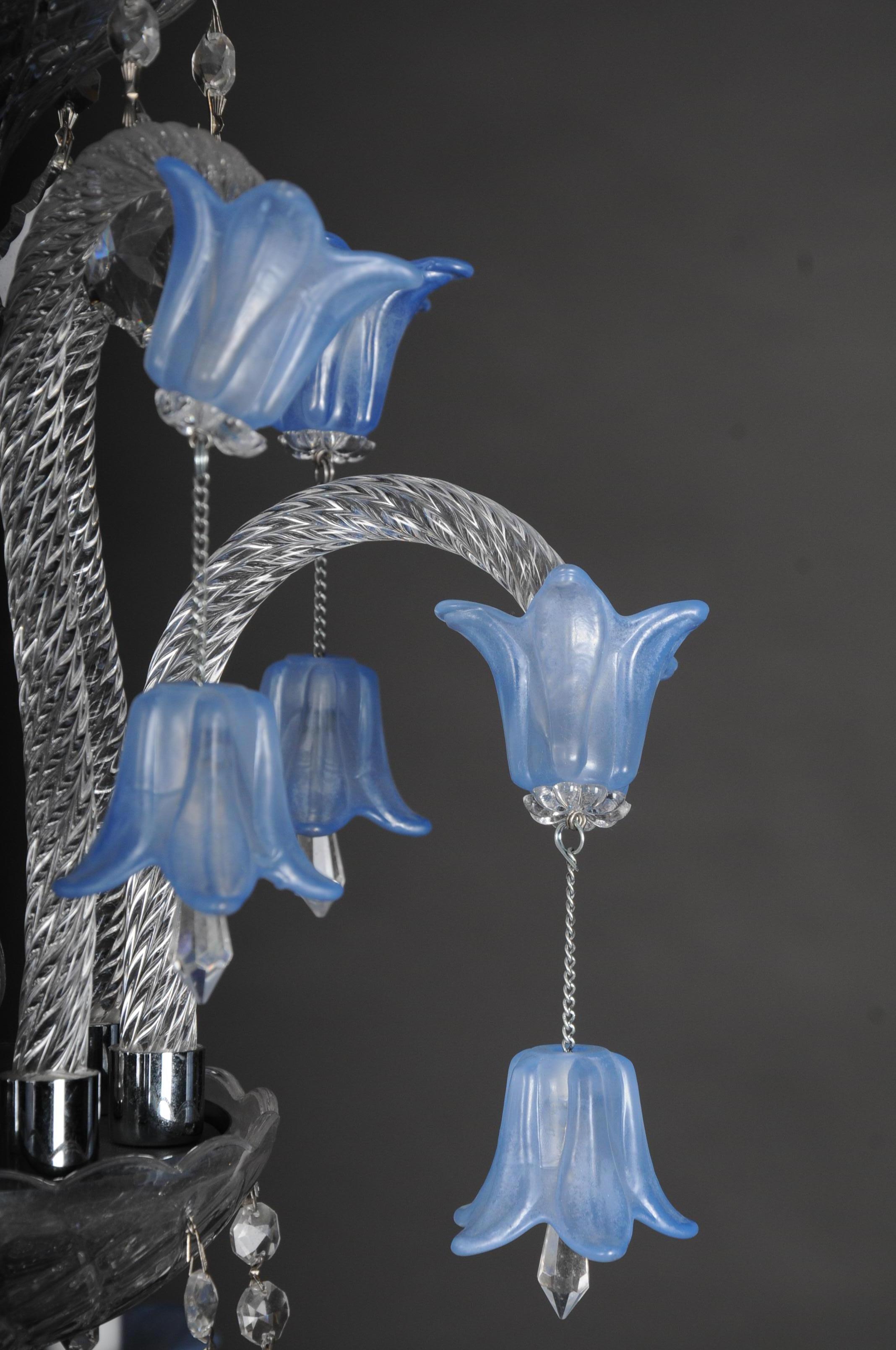 High Quality Large Crystal Chandelier, Probably Murano For Sale 1