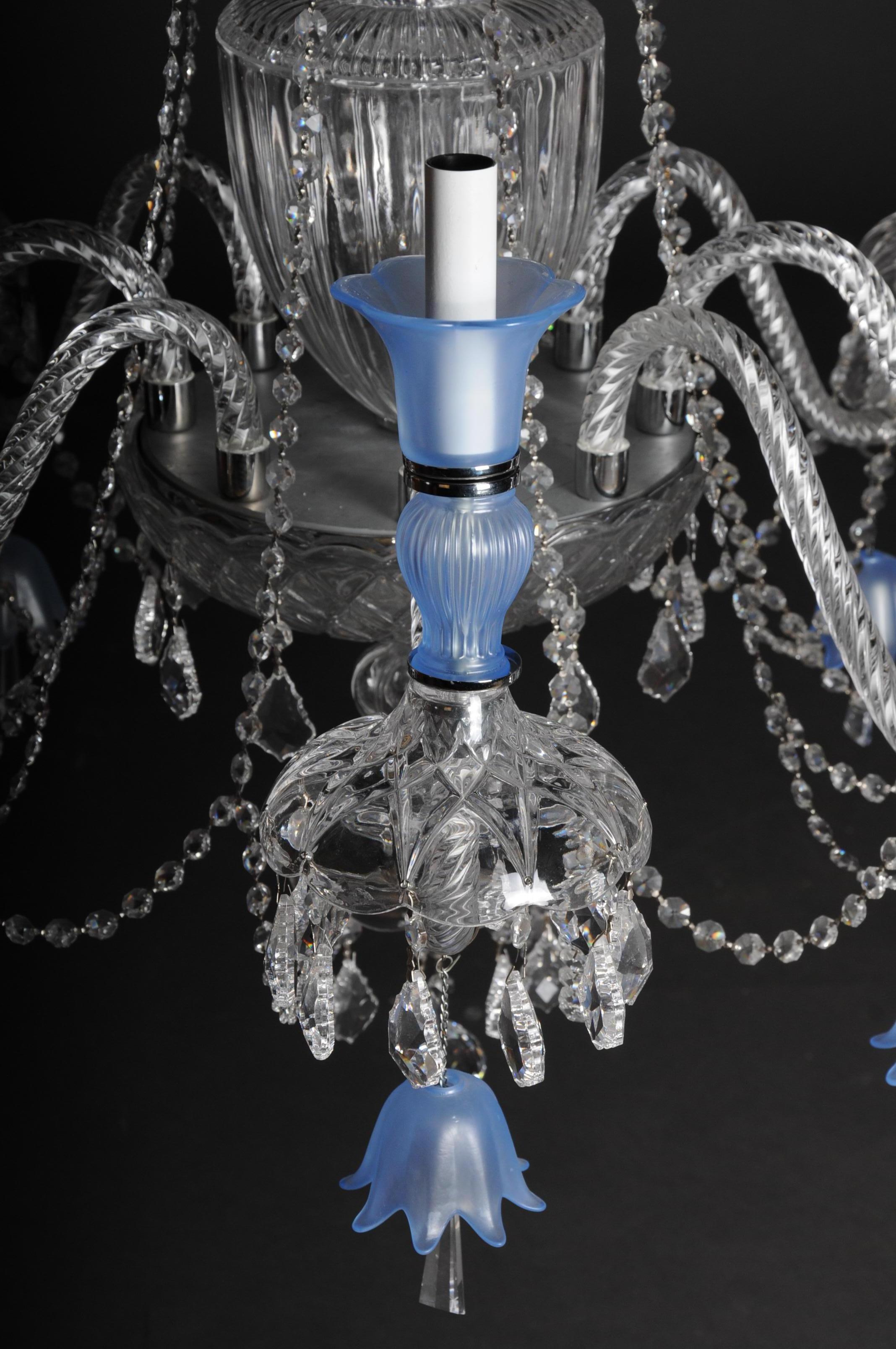 High Quality Large Crystal Chandelier, Probably Murano For Sale 2