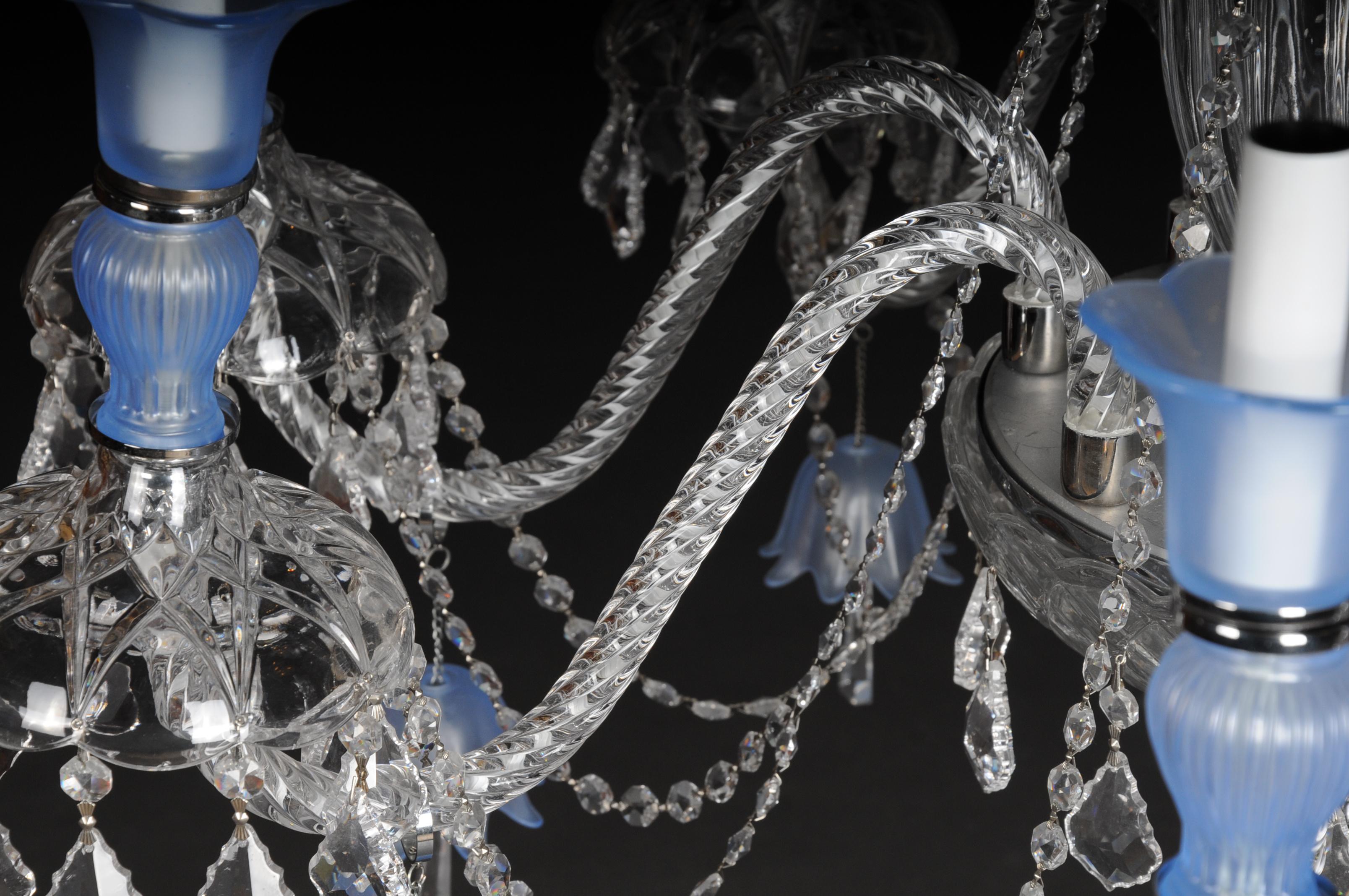 High Quality Large Crystal Chandelier, Probably Murano For Sale 3
