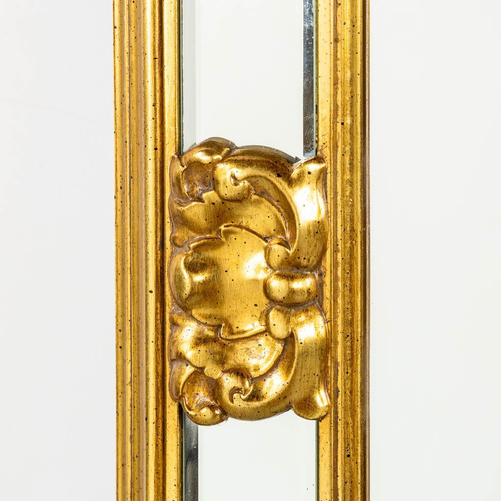 Großer, hochwertiger Boden- oder Wandspiegel aus vergoldetem Holz von Deknudt (Neoklassisch)