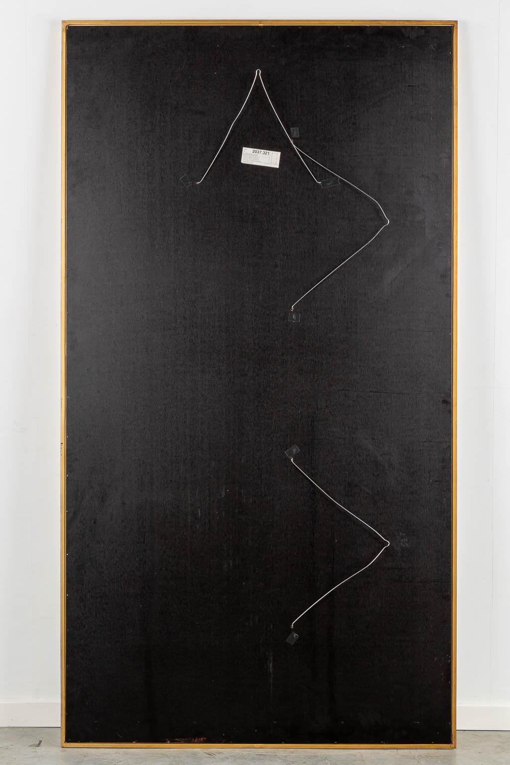 Belga Grande specchio da terra o da parete in legno dorato vintage di alta qualità di Deknudt in vendita