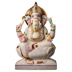 High quality marble Ganesha statue from India