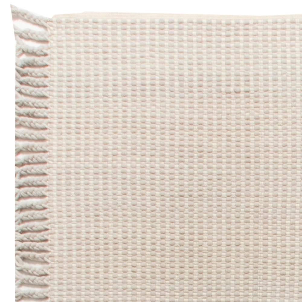 Indian High-Quality Modern Beige, Gray Flat-Weave Wool Rug by Doris Leslie Blau For Sale