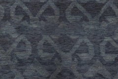 Modern Geometric Pashmina Euro Runner by Doris Leslie Blau