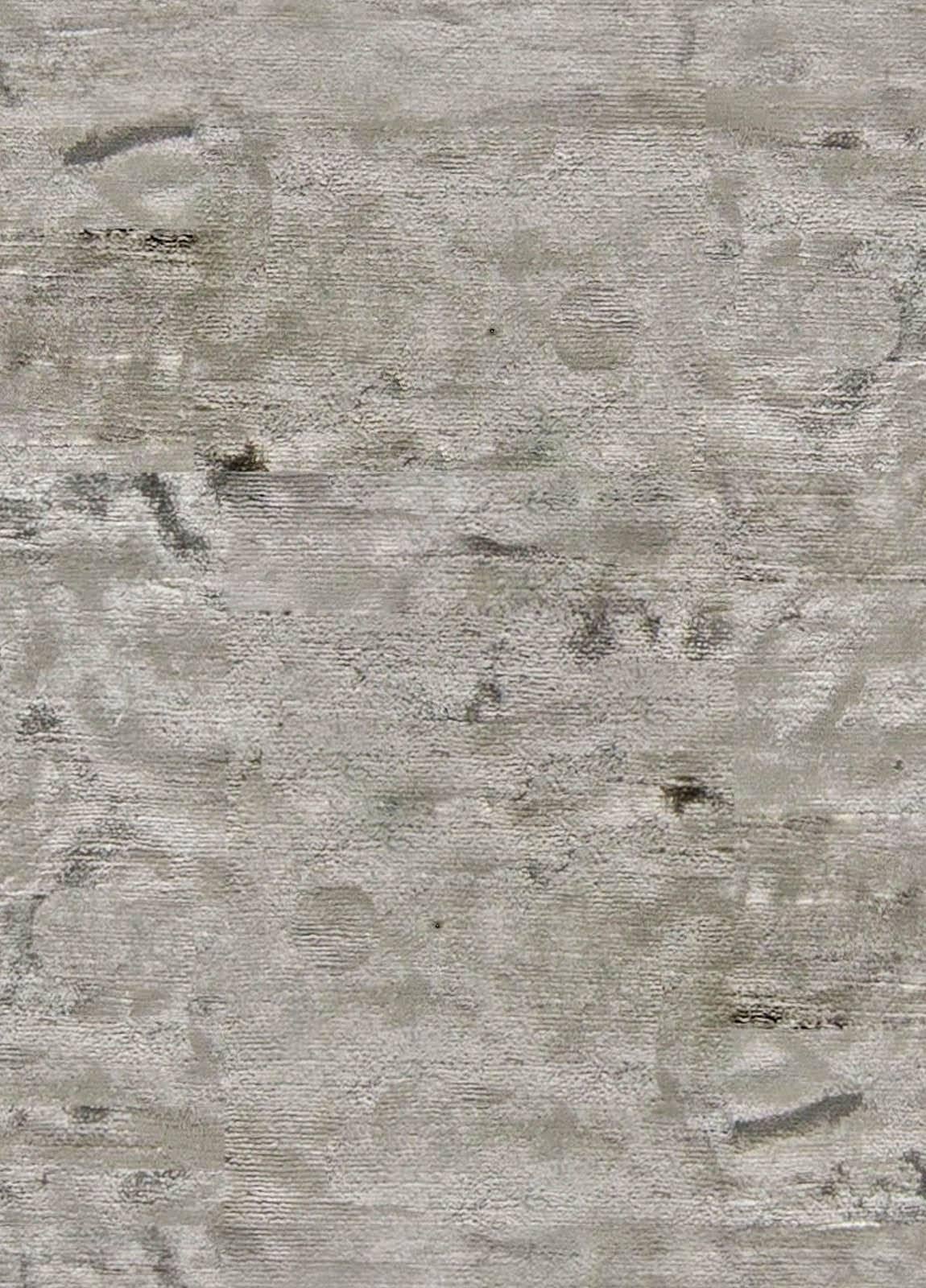 Alfombra moderna de lana gris de alta calidad hecha a mano por Doris Leslie Blau
Tamaño: 238 × 243 cm (7'10