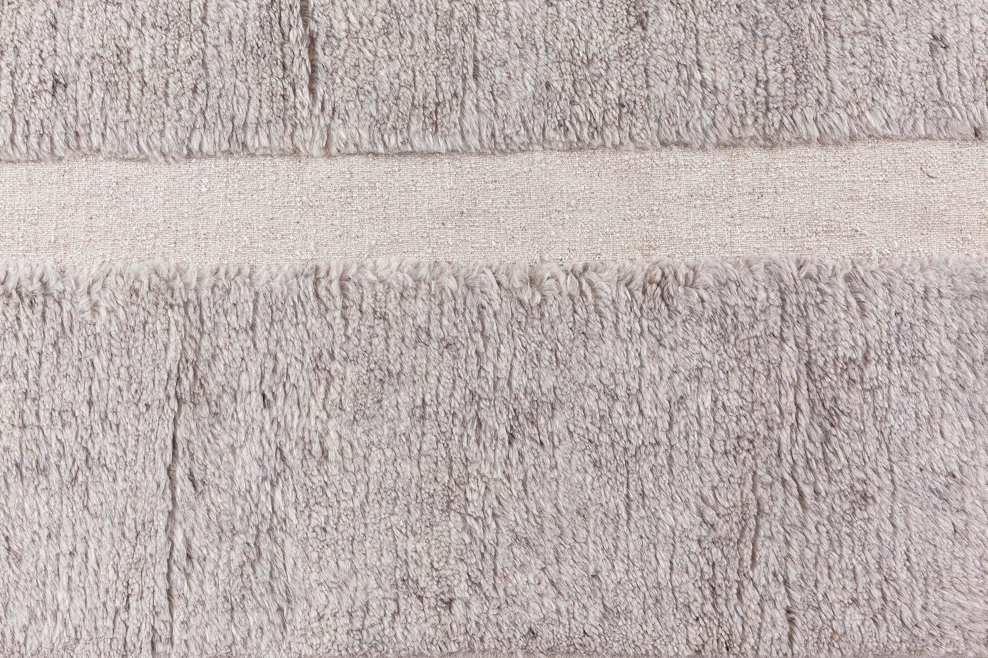 Hand-Knotted Monumental Elegance: Modern Art Deco Wool Rug by Doris Leslie Blau For Sale