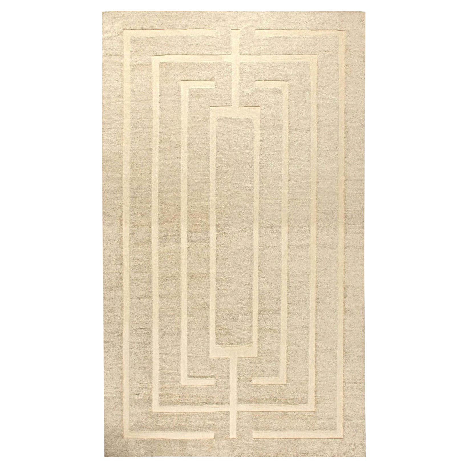 High-Quality Modern Monumental Hand Knotted Wool Rug by Doris Leslie Blau For Sale
