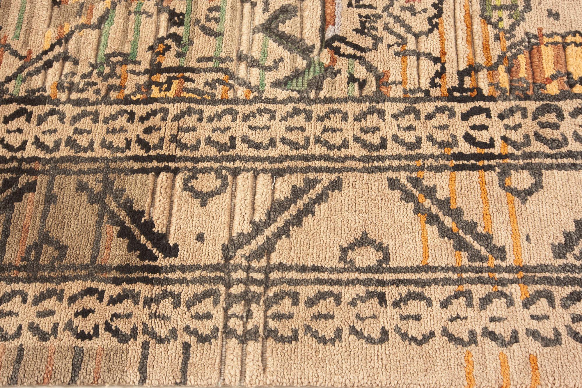 Hand-Knotted High-Quality Modern Samara Handmade Wool Rug by Doris Leslie Blau For Sale