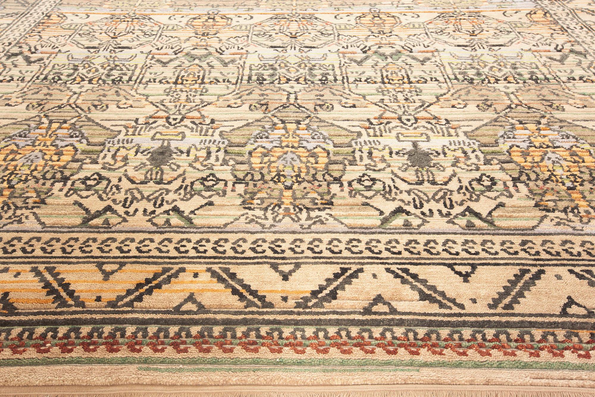 High-Quality Modern Samara Handmade Wool Rug by Doris Leslie Blau For Sale 1