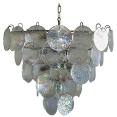 High Quality Murano Chandelier Space Age 50 Iridescent Glasses