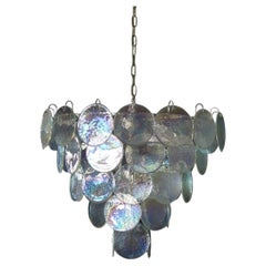 High quality Murano chandelier space age - 50 iridescent glasses
