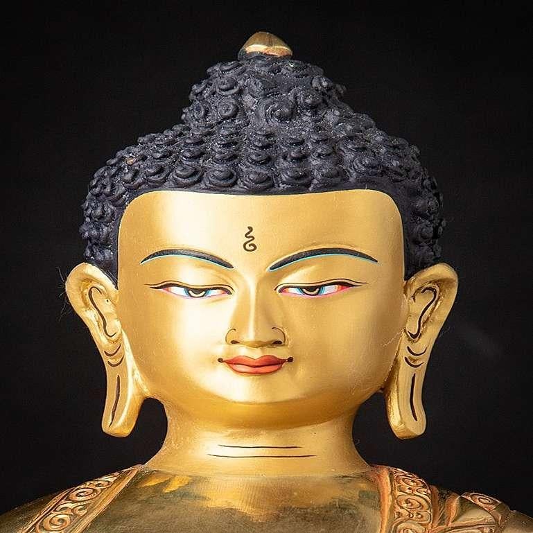 Statua di Buddha in bronzo del Nepal di alta qualità 4