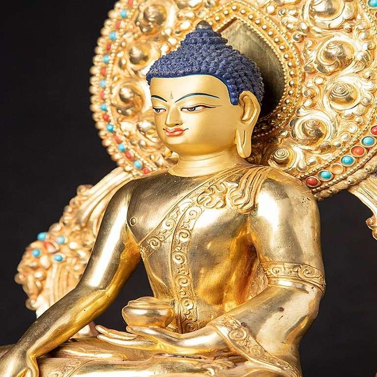 High quality Nepali bronze Buddha statue from Nepal For Sale 5