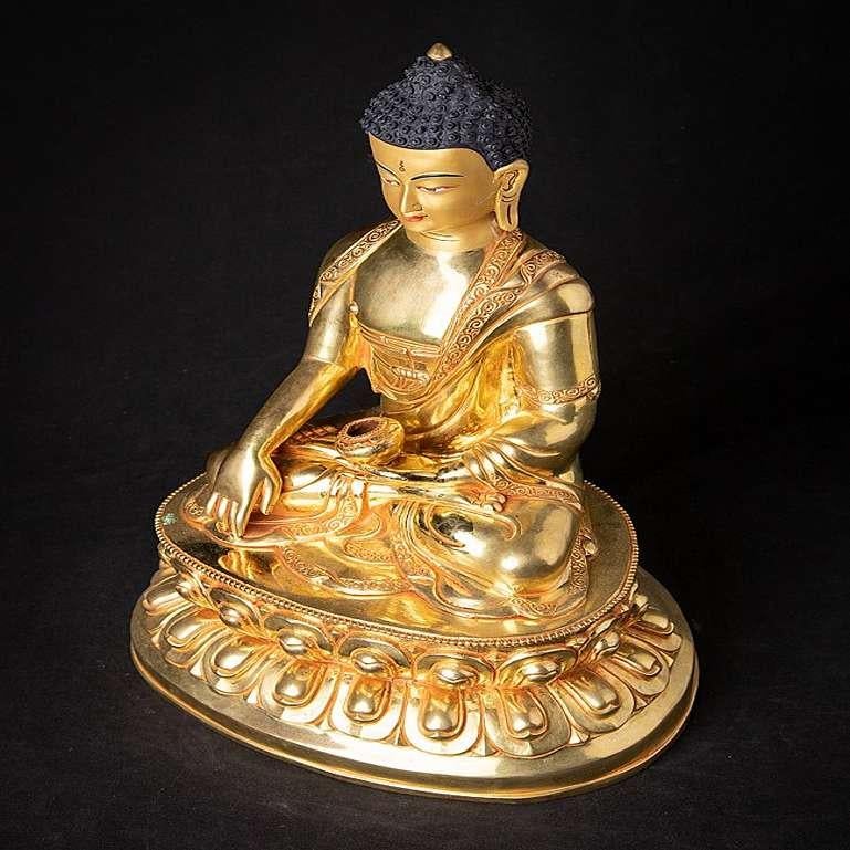 Statua di Buddha in bronzo del Nepal di alta qualità 7