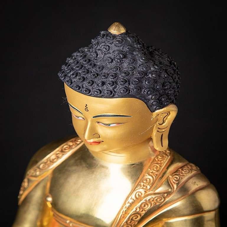 Statua di Buddha in bronzo del Nepal di alta qualità 8