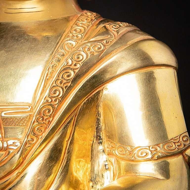 Statua di Buddha in bronzo del Nepal di alta qualità 10