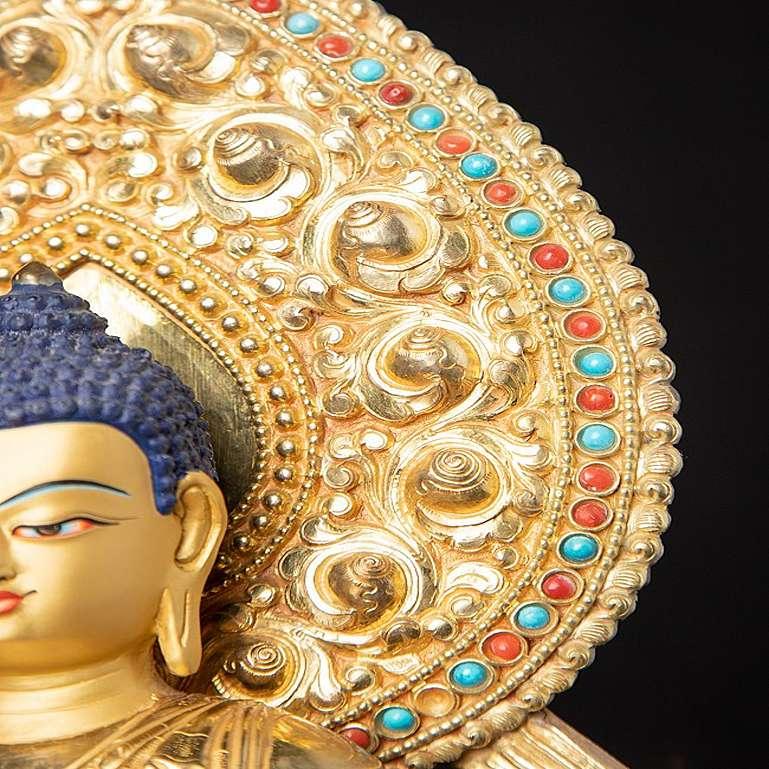High quality Nepali bronze Buddha statue from Nepal For Sale 11