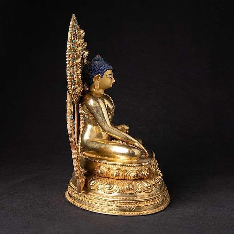 Contemporary High quality Nepali bronze Buddha statue from Nepal For Sale