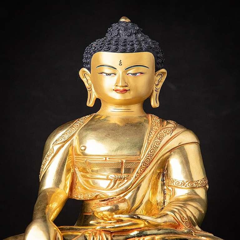 Statua di Buddha in bronzo del Nepal di alta qualità 3