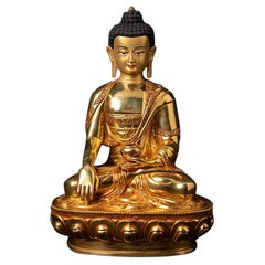 High Quality Nepali Gold-Face Buddha from Nepal