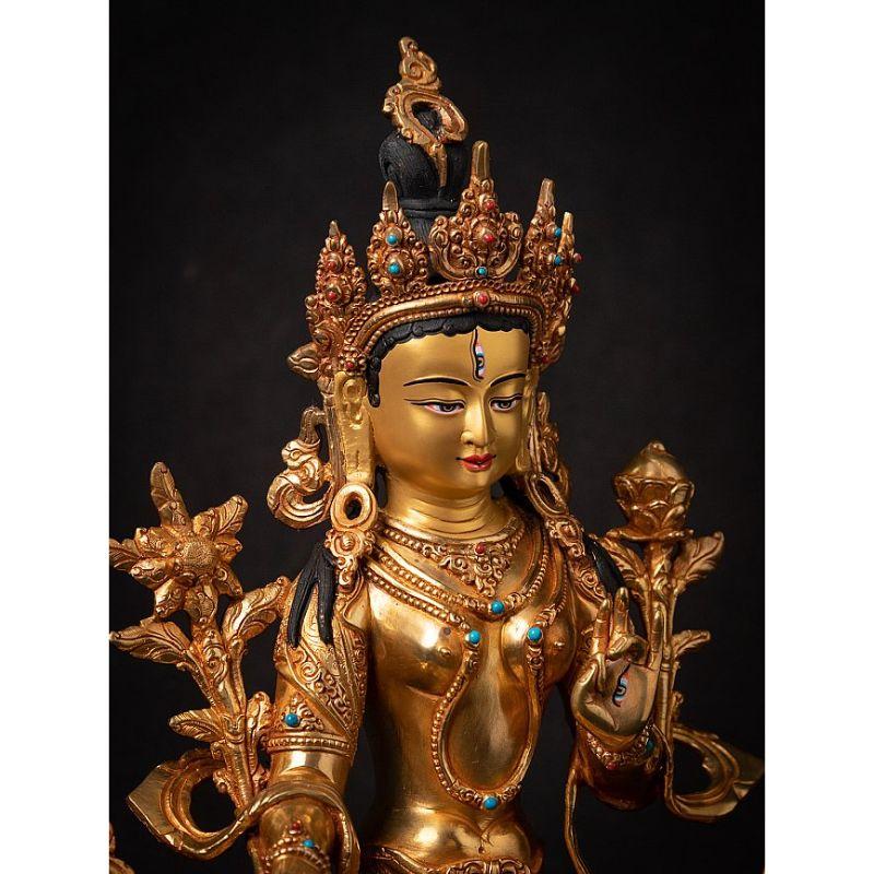 High Quality Nepali Gold-Face White Tara from Nepal For Sale 1
