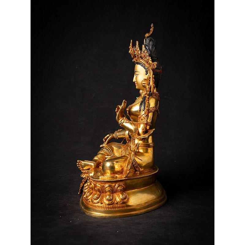 Nepalese High quality Nepali Green Tara statue from Nepal For Sale