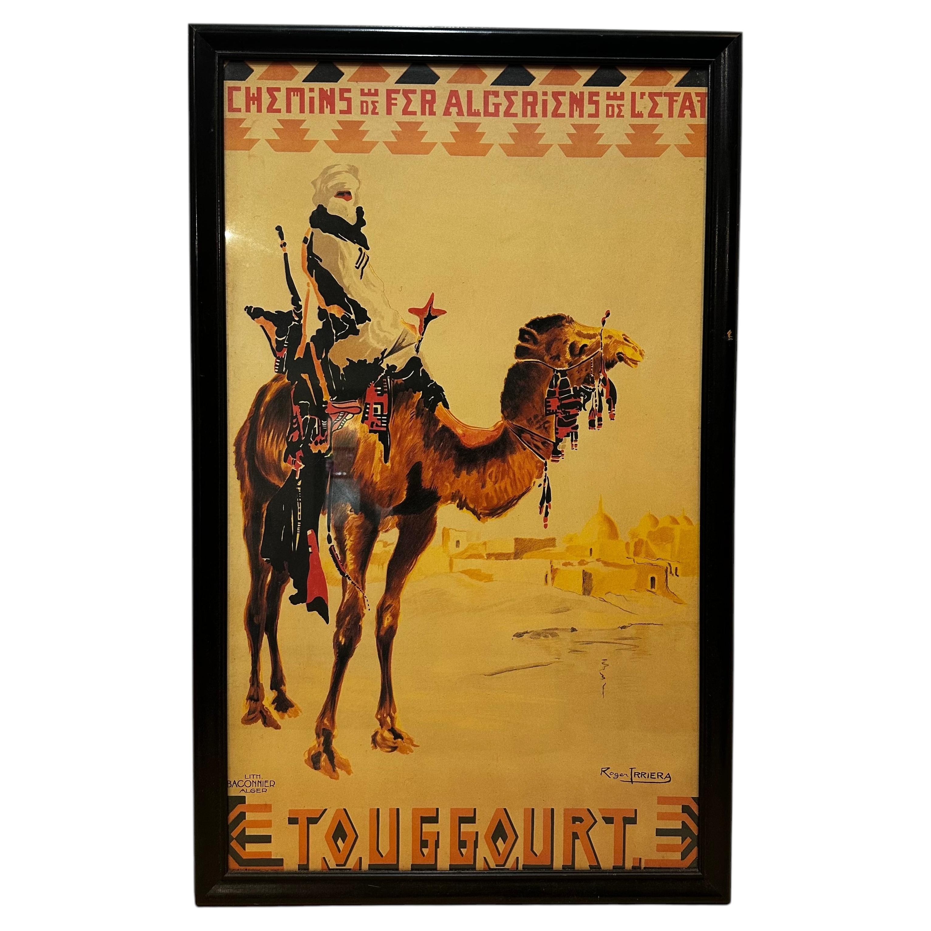 Lámina de alta calidad de un cartel de una exposición en París, basada en la obra de Roger Irrerira en venta