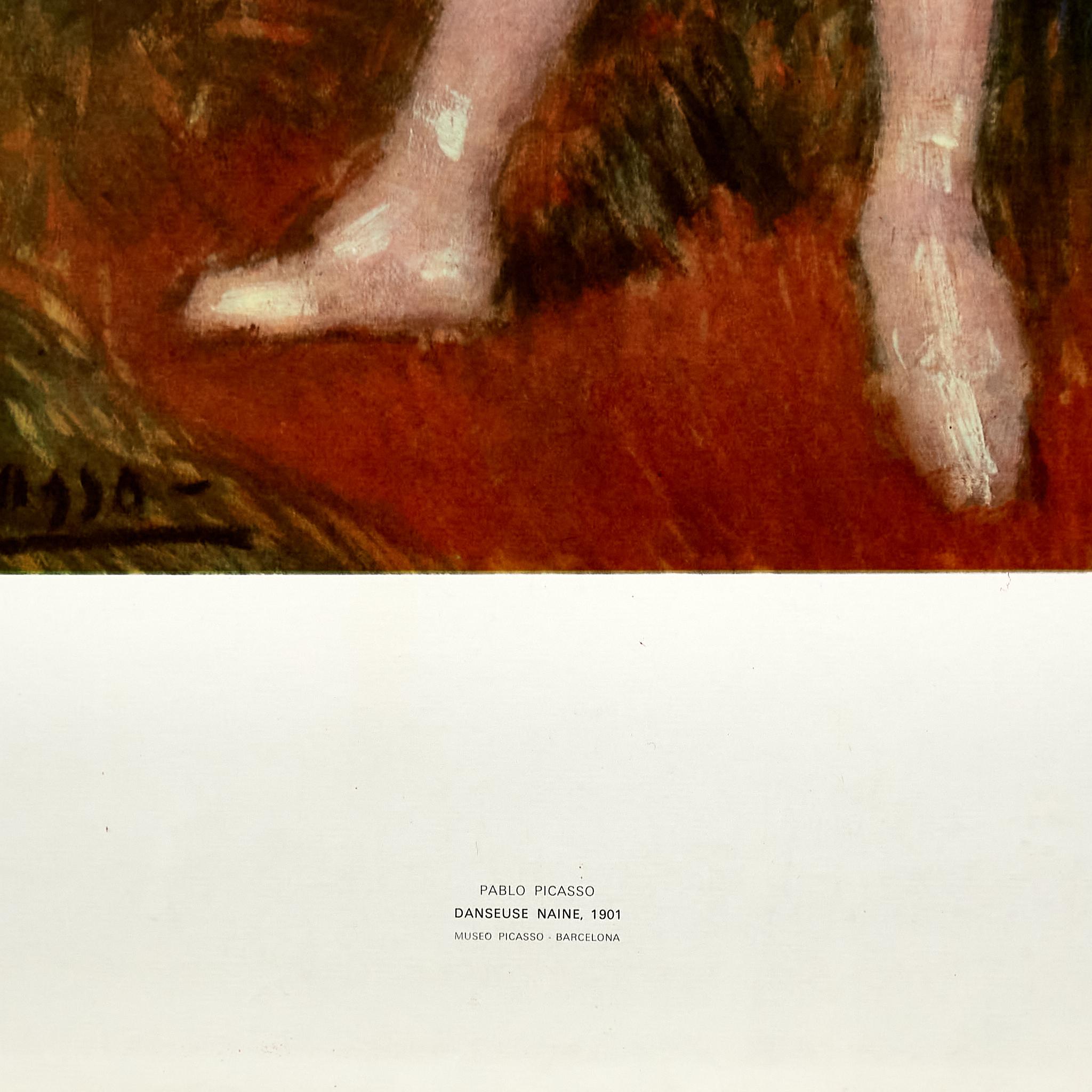 Hochwertiger Druck von Danseuse Naine 1901 von Pablo Picasso, um 1966. (Mitte des 20. Jahrhunderts) im Angebot