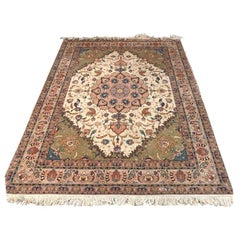 High Quality Rug Carpet Cork Wool with Silk Very Fine hand Knotted 