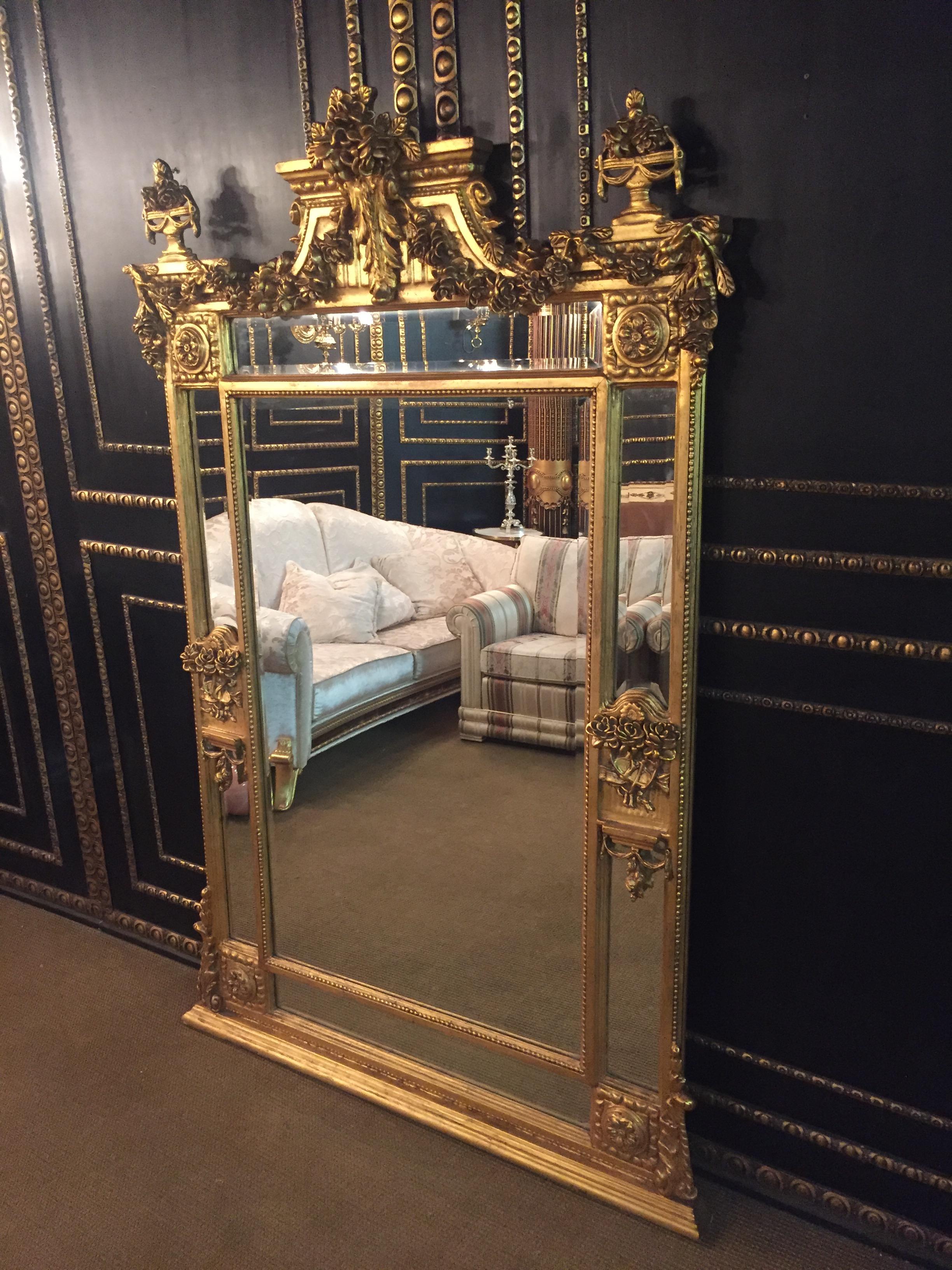 Louis XVI High Quality Salon Mirror in Louis Seize Style