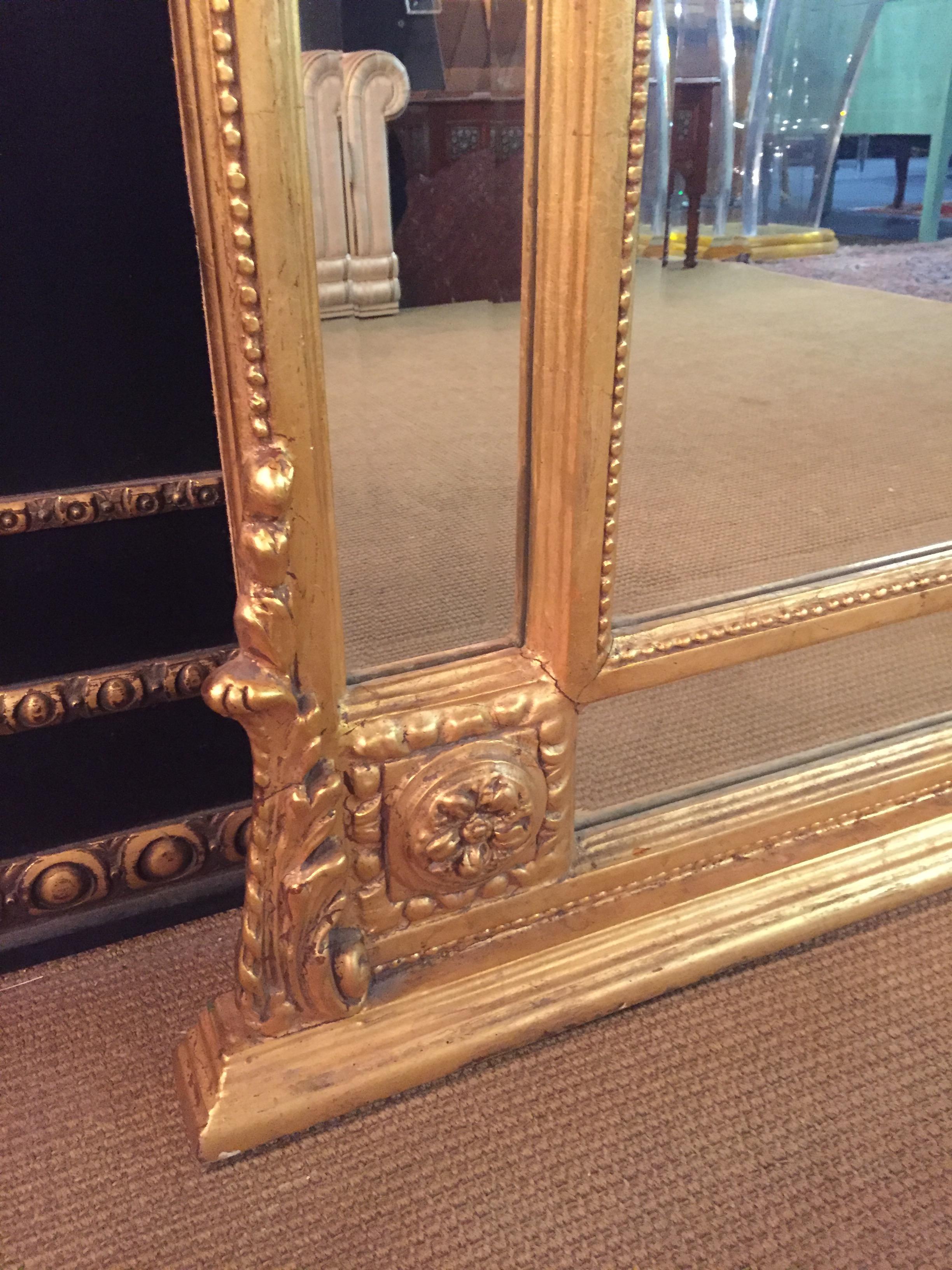 20th Century High Quality Salon Mirror in Louis Seize Style