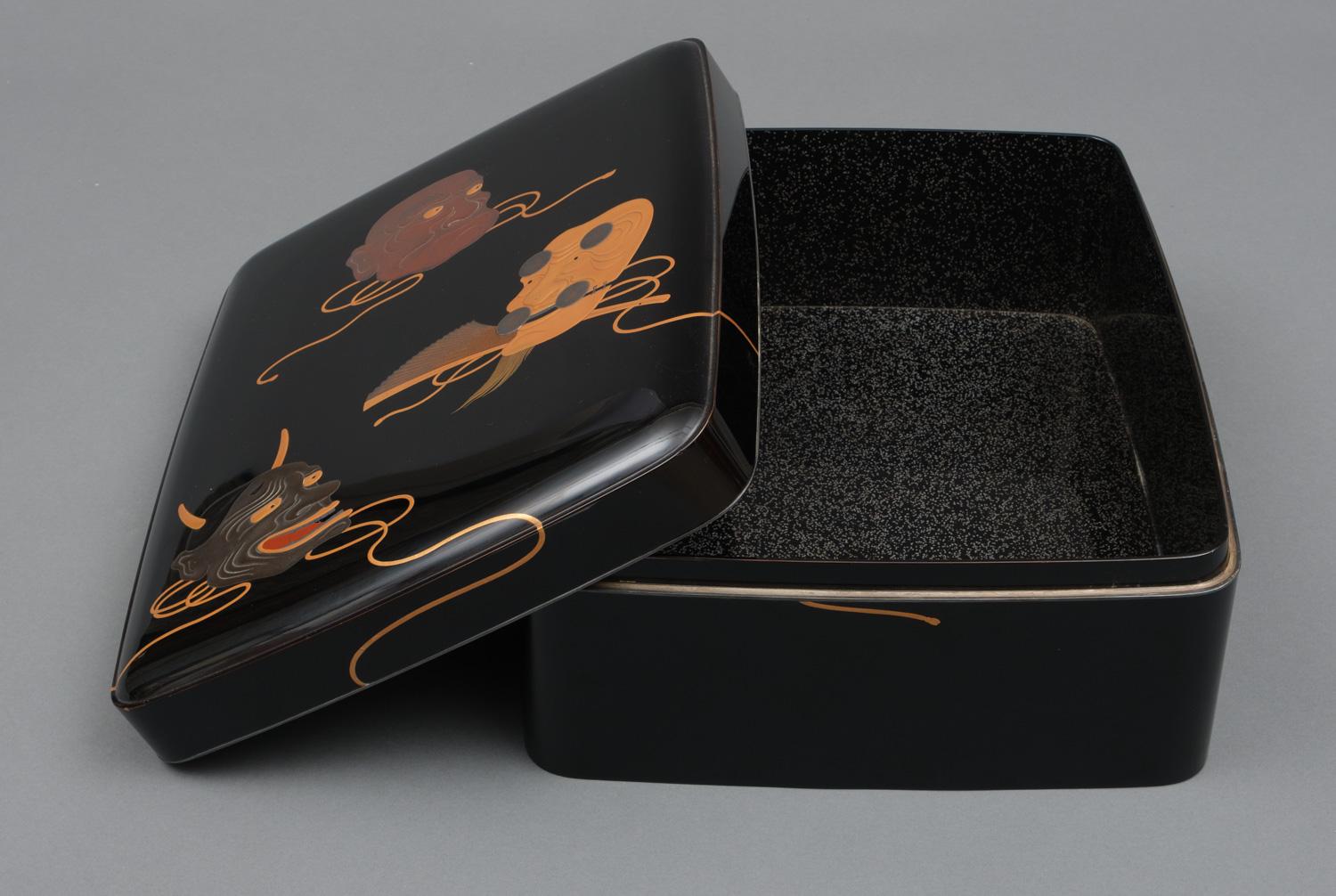 Lacquered High Quality Japanese Set of Two Lacquer Boxes by Nakamura Sotetsu x 十代宗哲