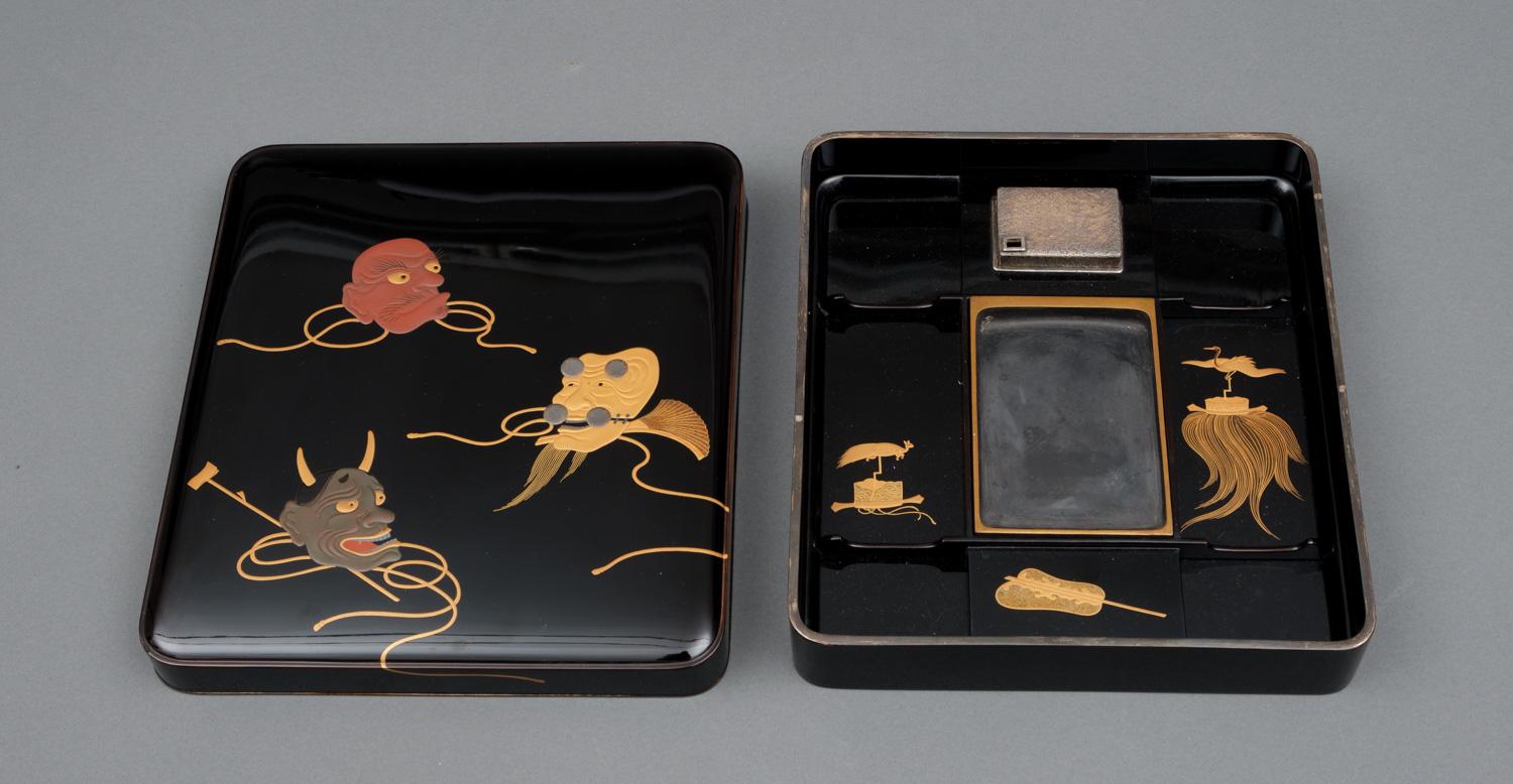 High Quality Japanese Set of Two Lacquer Boxes by Nakamura Sotetsu x 十代宗哲 In Good Condition In Amsterdam, NL