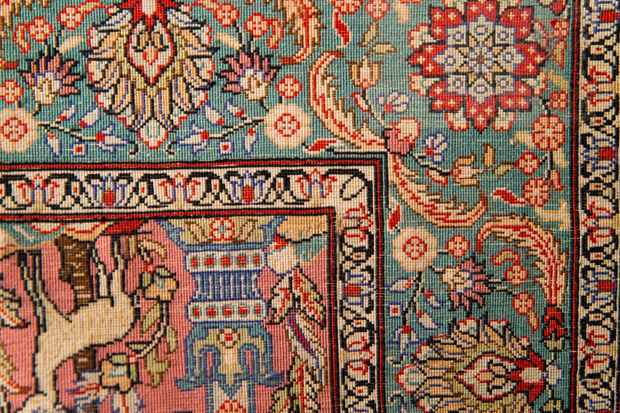 Islamic High Quality Silk Carpet Kayseri Rug