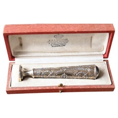 High quality silver seal stamp, wax seal  With Important Coat Of Arms