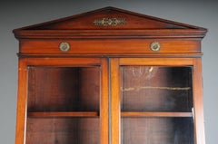High-quality Victorian mahogany display bookcase, mahogany, England, 19th centur
