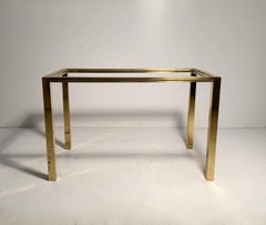 High Quality Vintage Petite Brass Coffee Table Mastercraft Mccobb Jansen