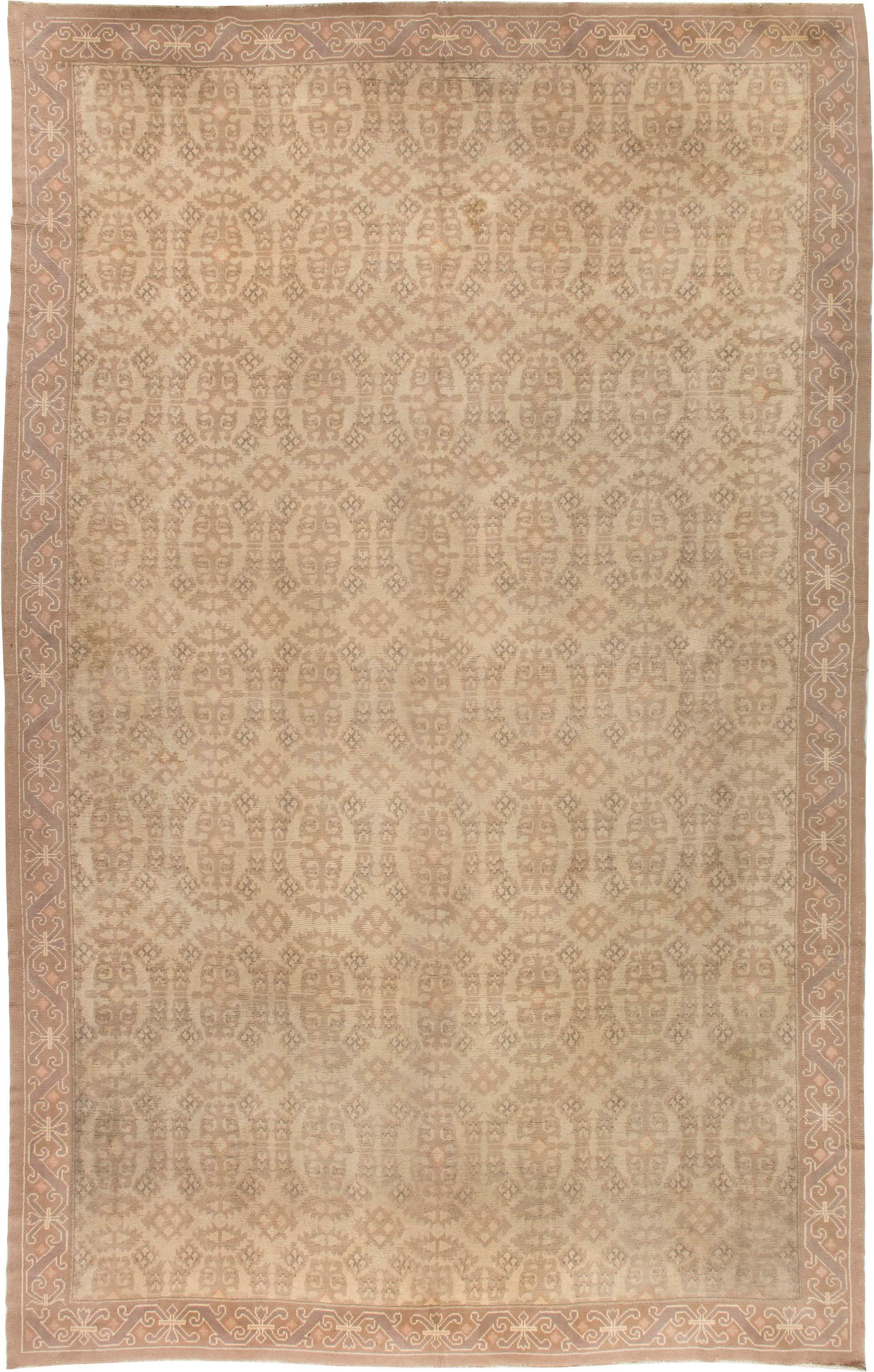 Museum Quality Wiener Werkstatte Wool Rug by Philipp Haas and Sohne, 1910s For Sale at 1stDibs
